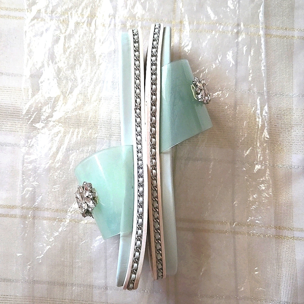 Karl Lagerfeld Mint Julep Billi Fashion Slide Sandal - Picture 8 of 12